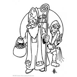 Coloring page: Saint Nicholas Day (Holidays and Special occasions) #59116 - Printable coloring pages