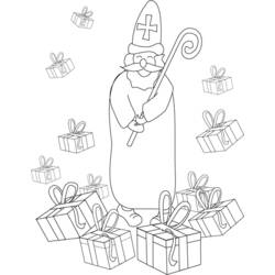 Coloring page: Saint Nicholas Day (Holidays and Special occasions) #59150 - Printable coloring pages