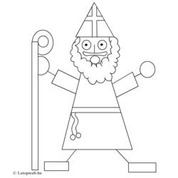 Coloring page: Saint Nicholas Day (Holidays and Special occasions) #59161 - Free Printable Coloring Pages