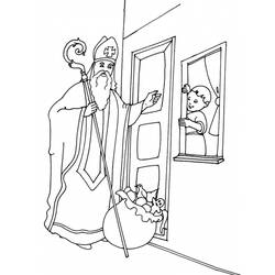 Coloring page: Saint Nicholas Day (Holidays and Special occasions) #59185 - Free Printable Coloring Pages