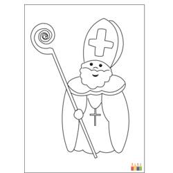 Coloring page: Saint Nicholas Day (Holidays and Special occasions) #59202 - Free Printable Coloring Pages