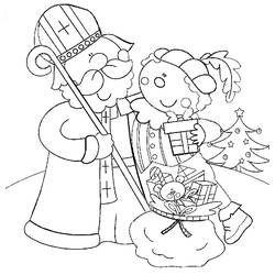 Coloring page: Saint Nicholas Day (Holidays and Special occasions) #59221 - Free Printable Coloring Pages