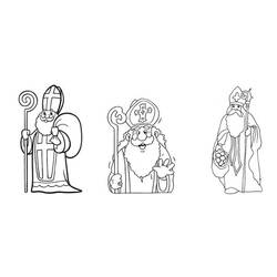 Coloring page: Saint Nicholas Day (Holidays and Special occasions) #59227 - Free Printable Coloring Pages