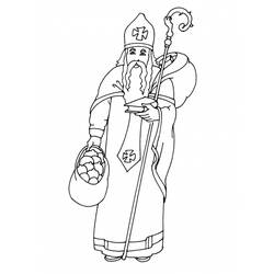 Coloring page: Saint Nicholas Day (Holidays and Special occasions) #59256 - Free Printable Coloring Pages