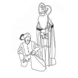 Coloring page: Saint Nicholas Day (Holidays and Special occasions) #59270 - Free Printable Coloring Pages