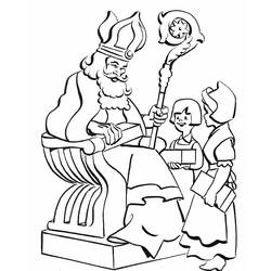 Coloring page: Saint Nicholas Day (Holidays and Special occasions) #59282 - Free Printable Coloring Pages