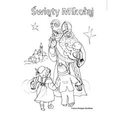 Coloring page: Saint Nicholas Day (Holidays and Special occasions) #59285 - Free Printable Coloring Pages