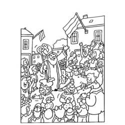 Coloring page: Saint Nicholas Day (Holidays and Special occasions) #59288 - Free Printable Coloring Pages