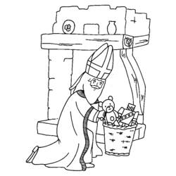 Coloring page: Saint Nicholas Day (Holidays and Special occasions) #59291 - Free Printable Coloring Pages