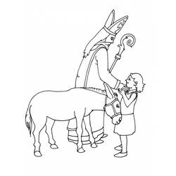Coloring page: Saint Nicholas Day (Holidays and Special occasions) #59296 - Free Printable Coloring Pages