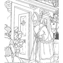 Coloring page: Saint Nicholas Day (Holidays and Special occasions) #59309 - Free Printable Coloring Pages