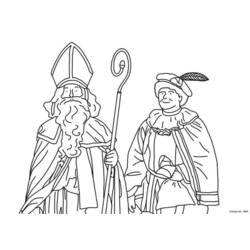 Coloring page: Saint Nicholas Day (Holidays and Special occasions) #59343 - Free Printable Coloring Pages