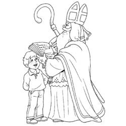 Coloring page: Saint Nicholas Day (Holidays and Special occasions) #59350 - Free Printable Coloring Pages