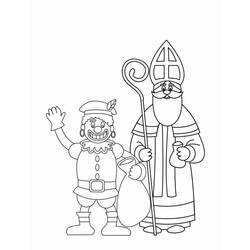 Coloring page: Saint Nicholas Day (Holidays and Special occasions) #59363 - Free Printable Coloring Pages