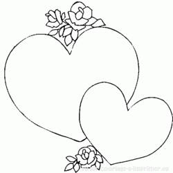 Coloring page: Valentine's Day (Holidays and Special occasions) #53977 - Printable coloring pages