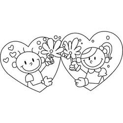 Coloring page: Valentine's Day (Holidays and Special occasions) #53979 - Free Printable Coloring Pages