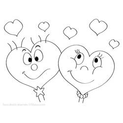 Coloring page: Valentine's Day (Holidays and Special occasions) #54012 - Free Printable Coloring Pages