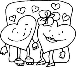 Coloring page: Valentine's Day (Holidays and Special occasions) #54026 - Free Printable Coloring Pages