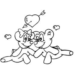 Coloring page: Valentine's Day (Holidays and Special occasions) #54028 - Free Printable Coloring Pages