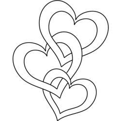 Coloring page: Valentine's Day (Holidays and Special occasions) #54045 - Printable coloring pages
