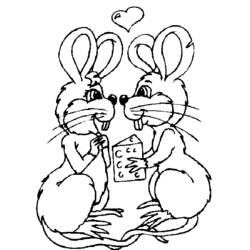 Coloring page: Valentine's Day (Holidays and Special occasions) #54046 - Free Printable Coloring Pages