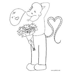 Coloring page: Valentine's Day (Holidays and Special occasions) #54054 - Free Printable Coloring Pages