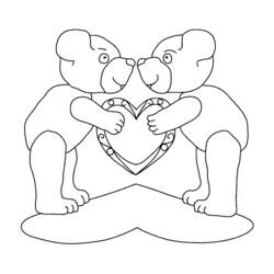 Coloring page: Valentine's Day (Holidays and Special occasions) #54056 - Free Printable Coloring Pages