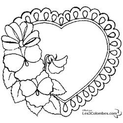 Coloring page: Valentine's Day (Holidays and Special occasions) #54066 - Free Printable Coloring Pages
