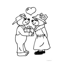 Coloring page: Valentine's Day (Holidays and Special occasions) #54082 - Free Printable Coloring Pages