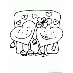 Coloring page: Valentine's Day (Holidays and Special occasions) #54130 - Free Printable Coloring Pages