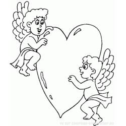 Coloring page: Valentine's Day (Holidays and Special occasions) #54141 - Printable coloring pages