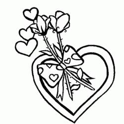 Coloring page: Valentine's Day (Holidays and Special occasions) #54155 - Free Printable Coloring Pages
