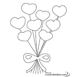 Coloring page: Valentine's Day (Holidays and Special occasions) #54188 - Free Printable Coloring Pages
