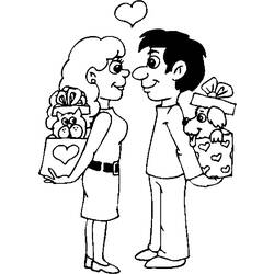 Coloring page: Valentine's Day (Holidays and Special occasions) #54213 - Free Printable Coloring Pages