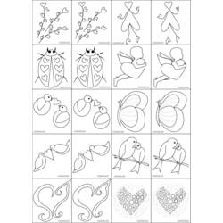 Coloring page: Valentine's Day (Holidays and Special occasions) #54271 - Free Printable Coloring Pages