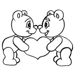 Coloring page: Valentine's Day (Holidays and Special occasions) #54274 - Free Printable Coloring Pages