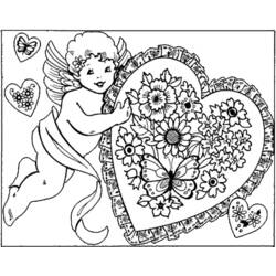 Coloring page: Valentine's Day (Holidays and Special occasions) #54303 - Free Printable Coloring Pages