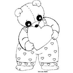 Coloring page: Valentine's Day (Holidays and Special occasions) #54343 - Free Printable Coloring Pages