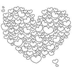 Coloring page: Valentine's Day (Holidays and Special occasions) #54344 - Free Printable Coloring Pages