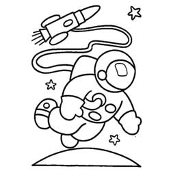 Coloring page: Astronaut (Jobs) #87597 - Printable Coloring Pages