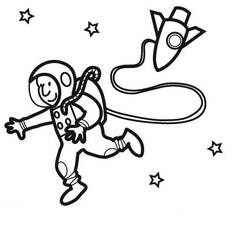 Coloring page: Astronaut (Jobs) #87598 - Printable coloring pages