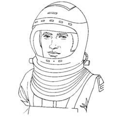 Coloring page: Astronaut (Jobs) #87604 - Printable Coloring Pages