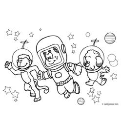 Coloring page: Astronaut (Jobs) #87614 - Printable Coloring Pages