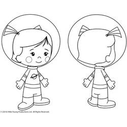 Coloring page: Astronaut (Jobs) #87627 - Printable Coloring Pages