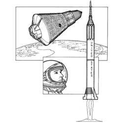 Coloring page: Astronaut (Jobs) #87631 - Free Printable Coloring Pages