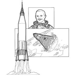 Coloring page: Astronaut (Jobs) #87634 - Free Printable Coloring Pages