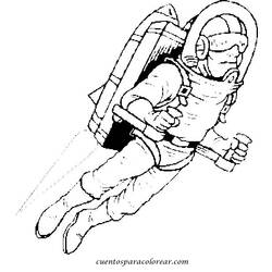 Coloring page: Astronaut (Jobs) #87646 - Printable coloring pages