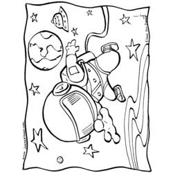 Coloring page: Astronaut (Jobs) #87666 - Printable Coloring Pages