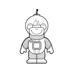 Coloring page: Astronaut (Jobs) #87672 - Printable coloring pages