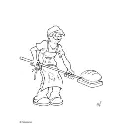 Coloring page: Baker (Jobs) #89871 - Free Printable Coloring Pages